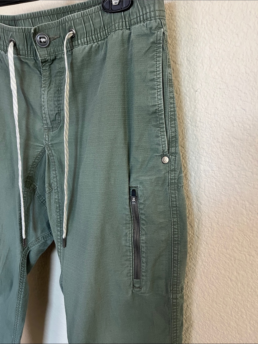 Vuori Ripstop Climber Pants Olive Green Army Cargo Hiking Women’s Medium - Picture 6 of 14